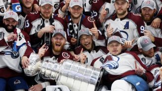 Fans Crack Up After The Colorado Avalanche Need Just Ten Minutes To Destroy The Stanley Cup