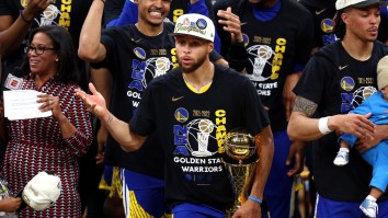 Stephen Curry Shows Up To Warriors Championship Parade With Must-See Necklace And Some Sweet Shorts