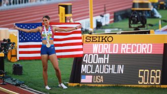 Sydney McLaughlin Brought Twitter To A Halt With Her Incredible, Record-Setting Performance