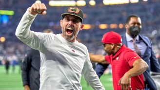 San Francisco 49ers Coach Kyle Shanahan Has Beef With The NFL League Office Over Hat Rules