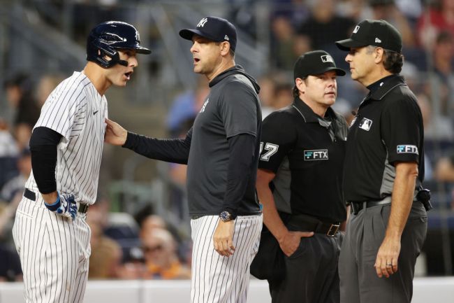 Yankees Anthony Rizzo Loses His Cool Following Umpires Questionable Hit-By-Pitch Call