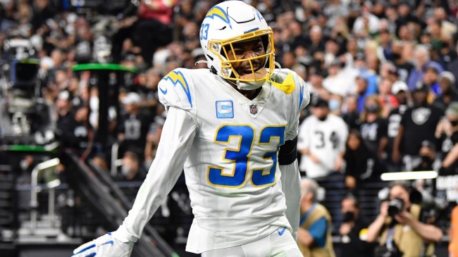 Derwin James Just Went Full WWE On Travis Kelce And You Have To See it