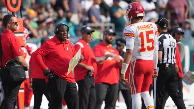 Pat Mahomes and Chiefs' Offensive Coordinator Eric Bienemy Got Heated With Each Other