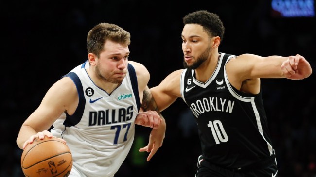 A Brooklyn Nets Fan Lost His Mind And Threw A Drink At Luka Doncic
