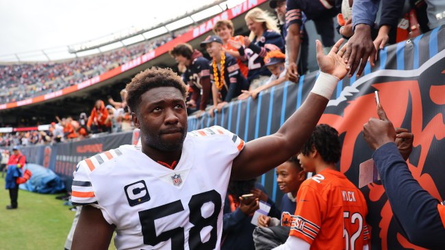 Roquan Smith Has Heartbreaking Reaction After Learning Robert Quinn Was Traded Mid-Press Conference