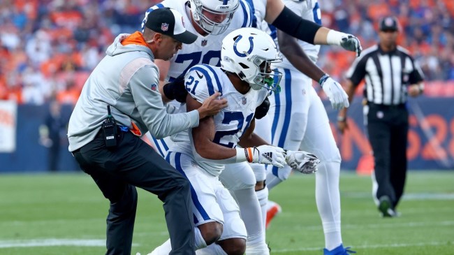 Colts Running Back Nyheem Hines Is Seen Stumbling On Field In Yet Another NFL Head Injury