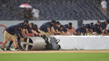 Baseball Fans Are Furious at Rob Manfred And MLB For Botching The Yankees-Guardians Rain Delay