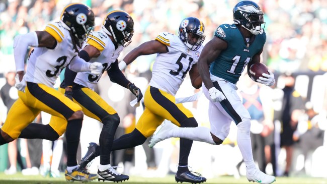 AJ Brown Gets Cooked By Eagles Teammates Over His Apparent Lack Of Speed