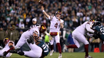 Taylor Heinicke Gets Iced-Out Kirk Cousins Treatment After Knocking Off Unbeaten Eagles