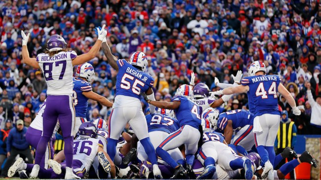NFL Fans Are Losing Their Minds Over Wild Ending To Vikings-Bills Game