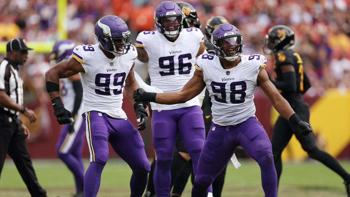 Vikings Defense Delivers Potential Celebration Of The Year Following Clutch Late-Game Interception