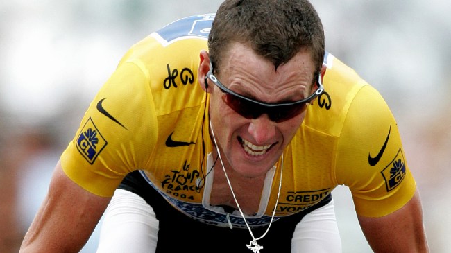 Lance Armstrong in the Tour de France